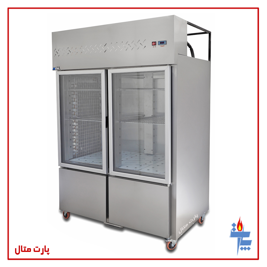 یخچال درب شیشه‌ای